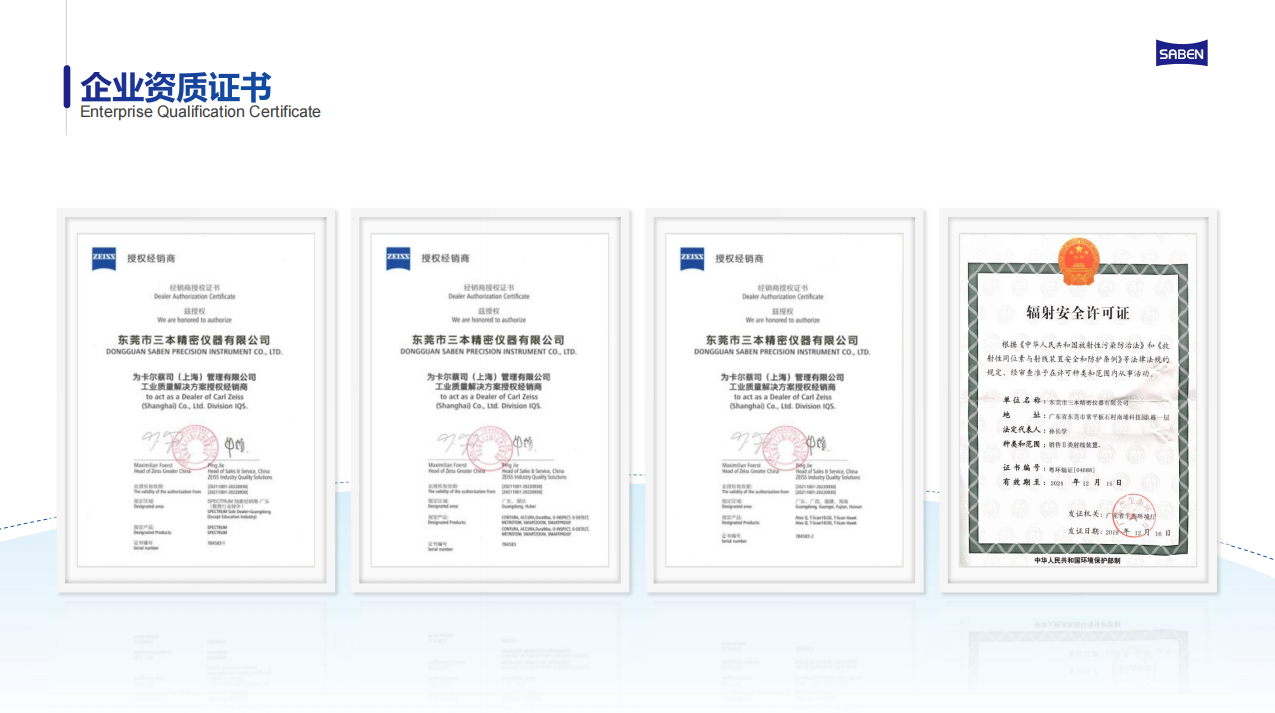 企業資質證書