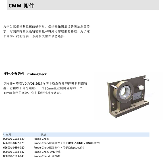 ZEISS 高品質(zhì) 德國(guó)原裝進(jìn)口 M3探針目錄-61